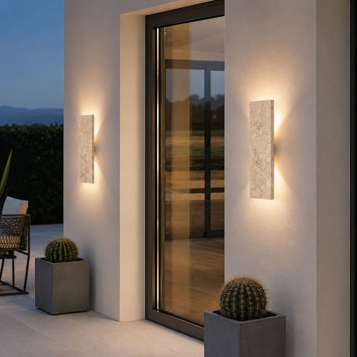 Milson Stone Outdoor Wall Light