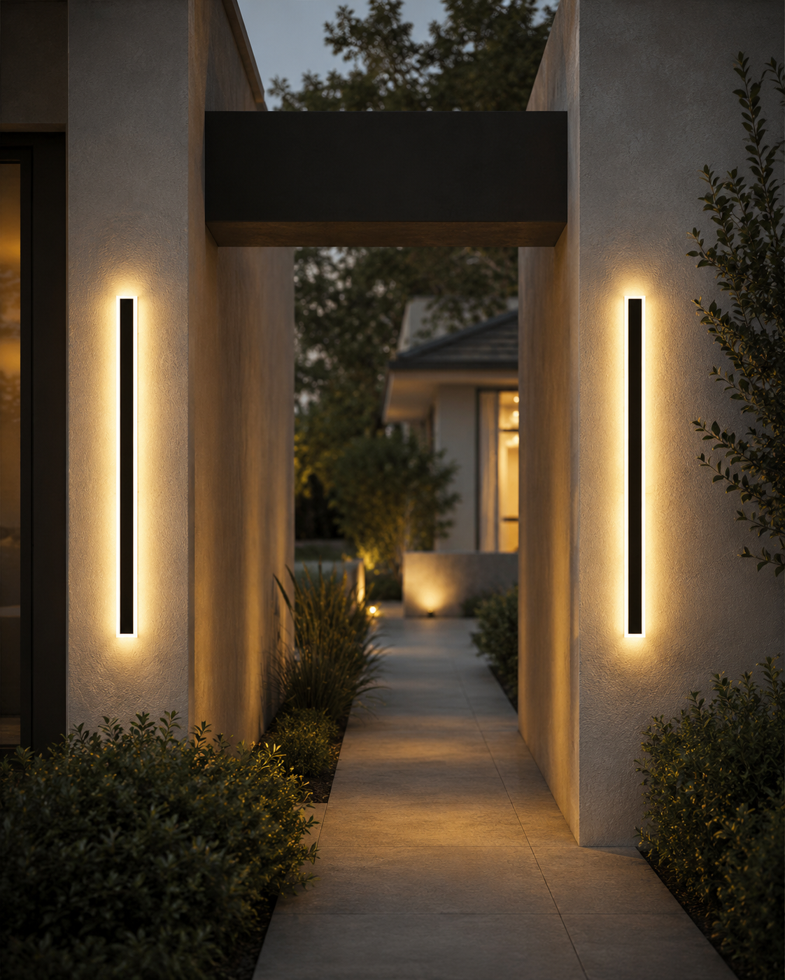 Flori Linear Outdoor Wall Light