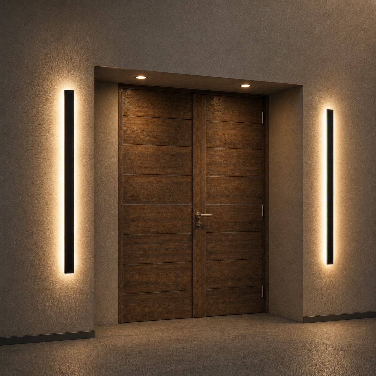 Flori Linear Outdoor Wall Light