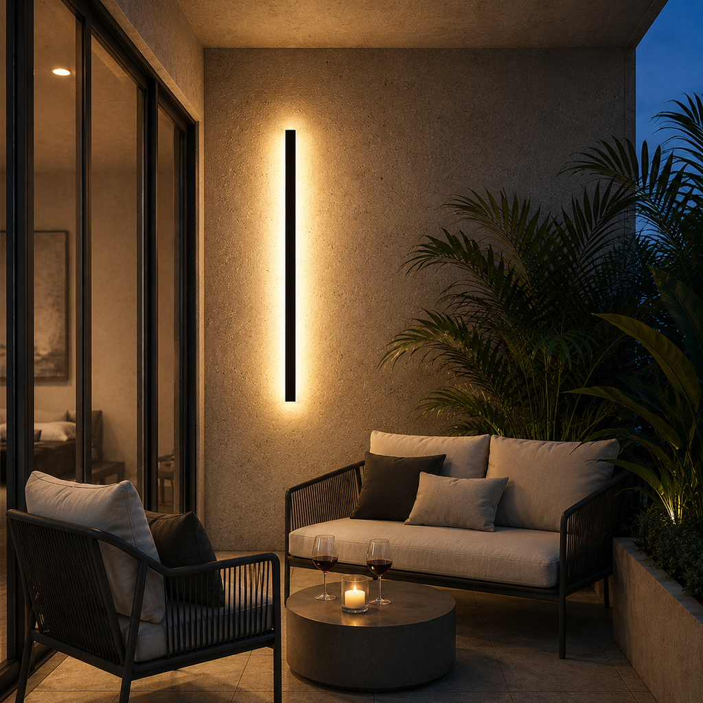 Flori Linear Outdoor Wall Light