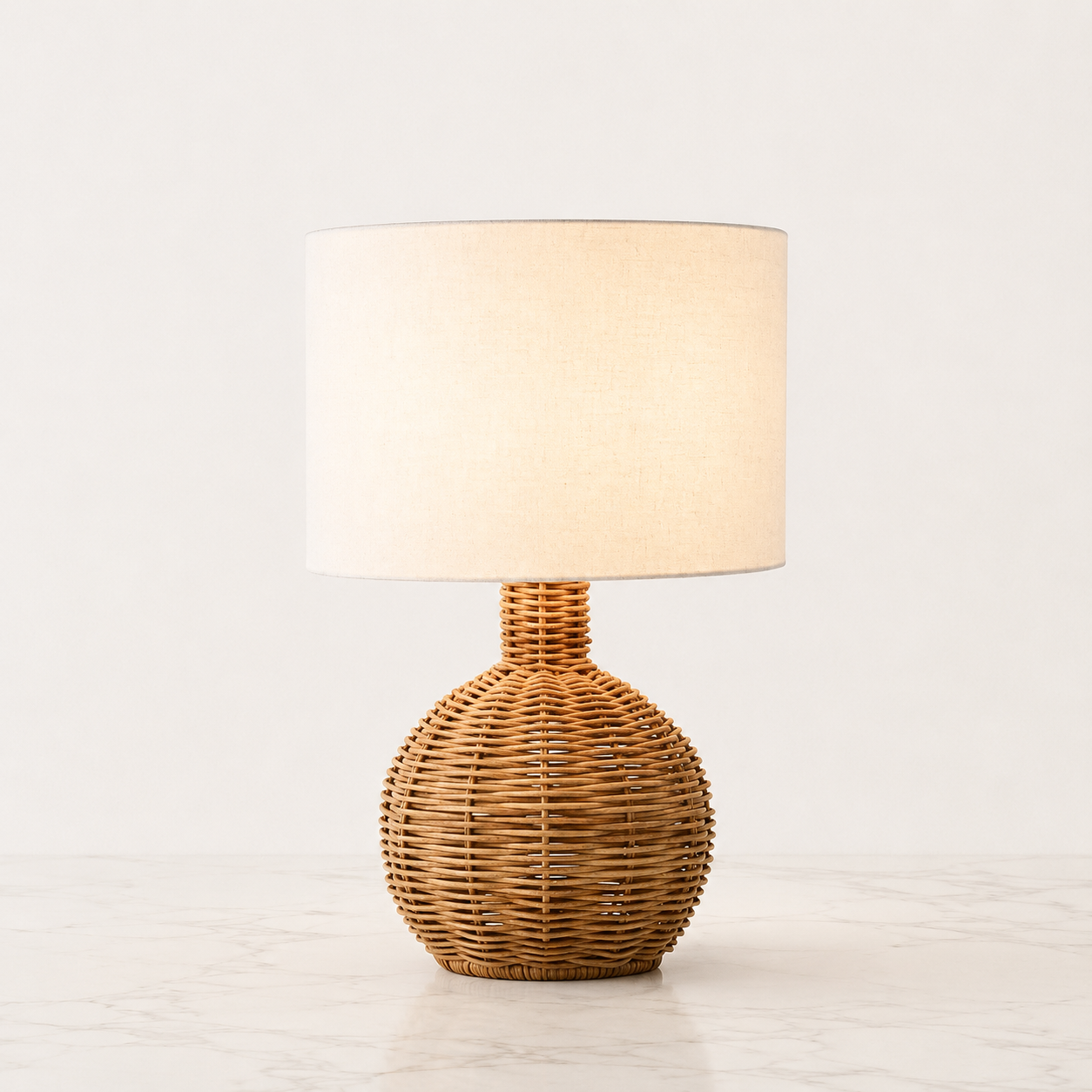 Yukihana Rattan Table Lamp