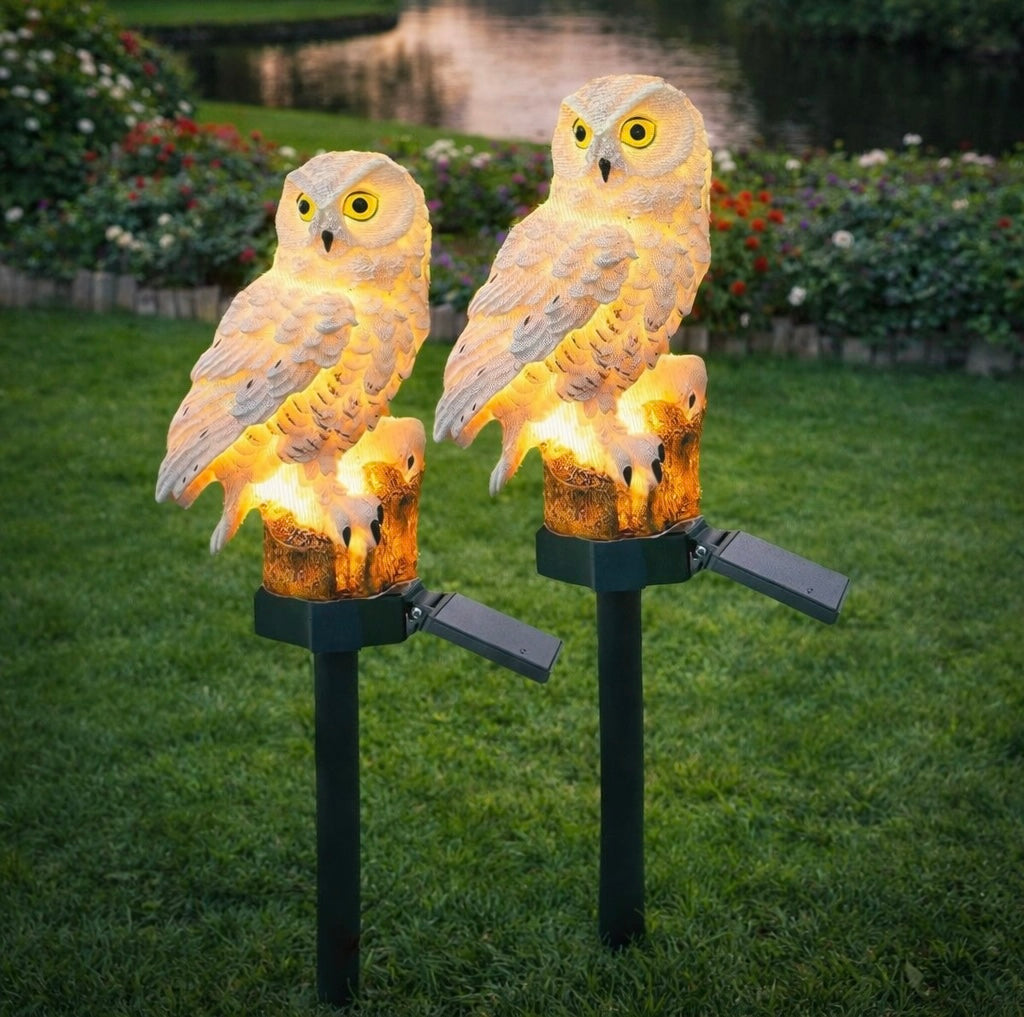 Owl Solar Garden Light