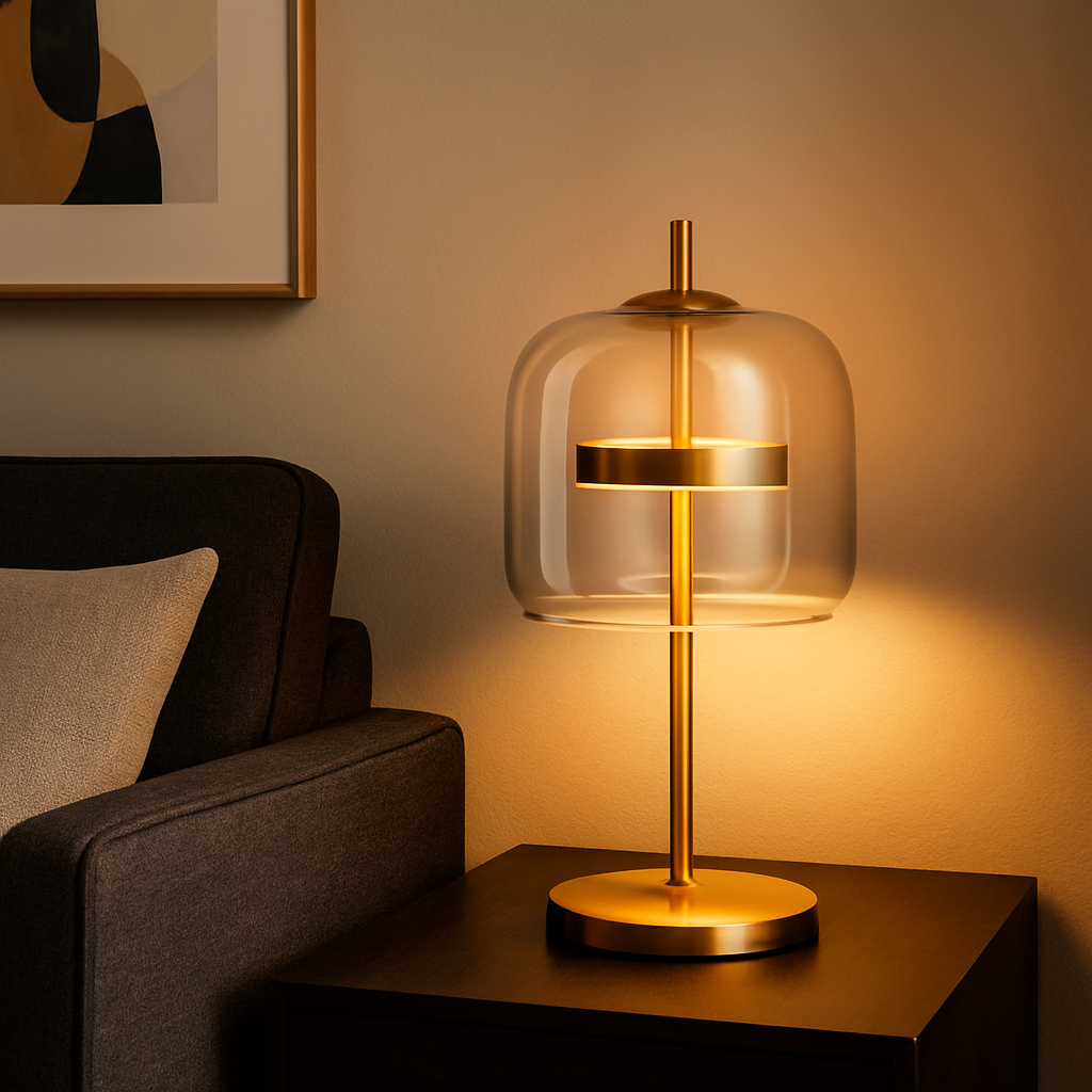 Aura Glass Table Lamp