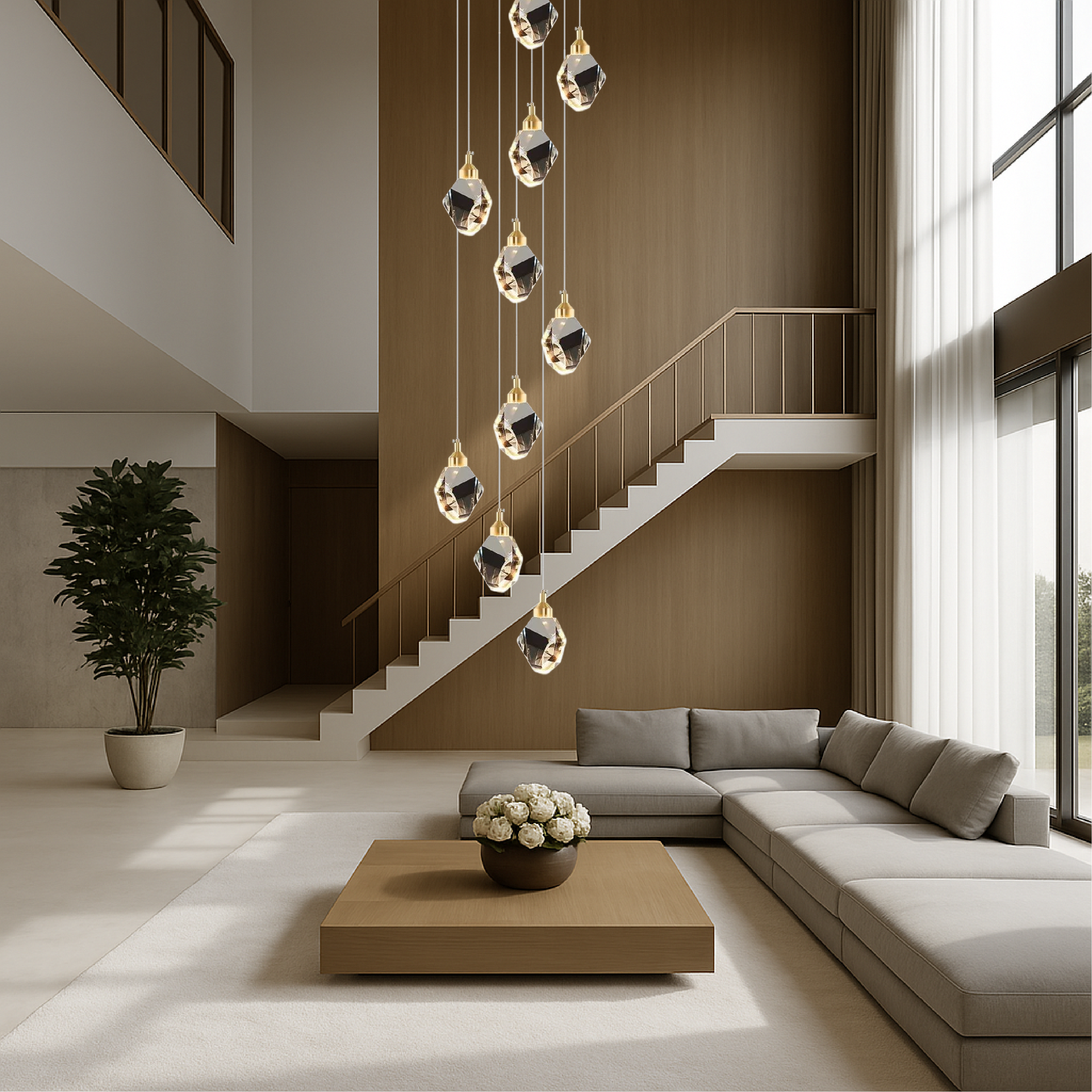 Aurevia Crystal Chandelier