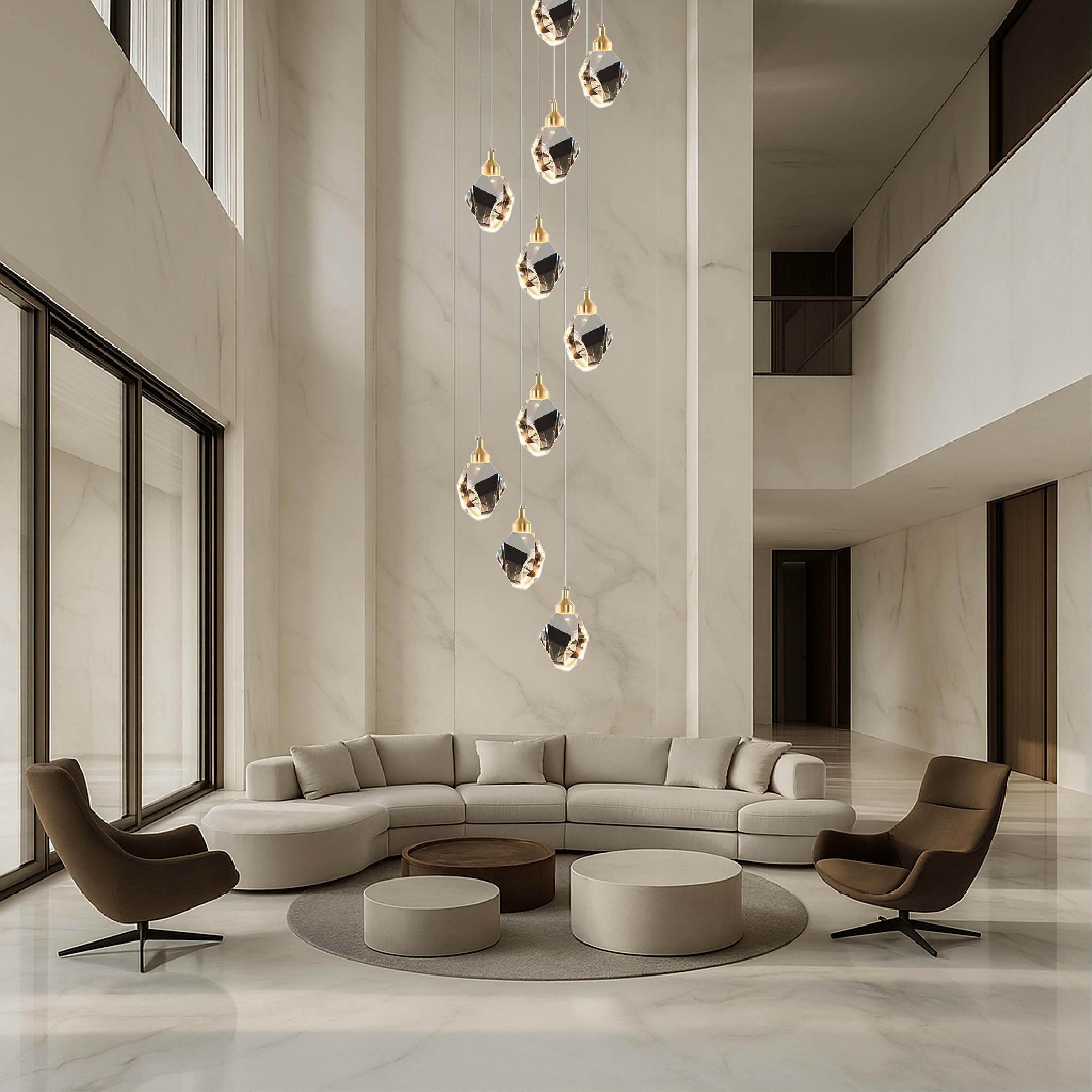 Aurevia Crystal Chandelier