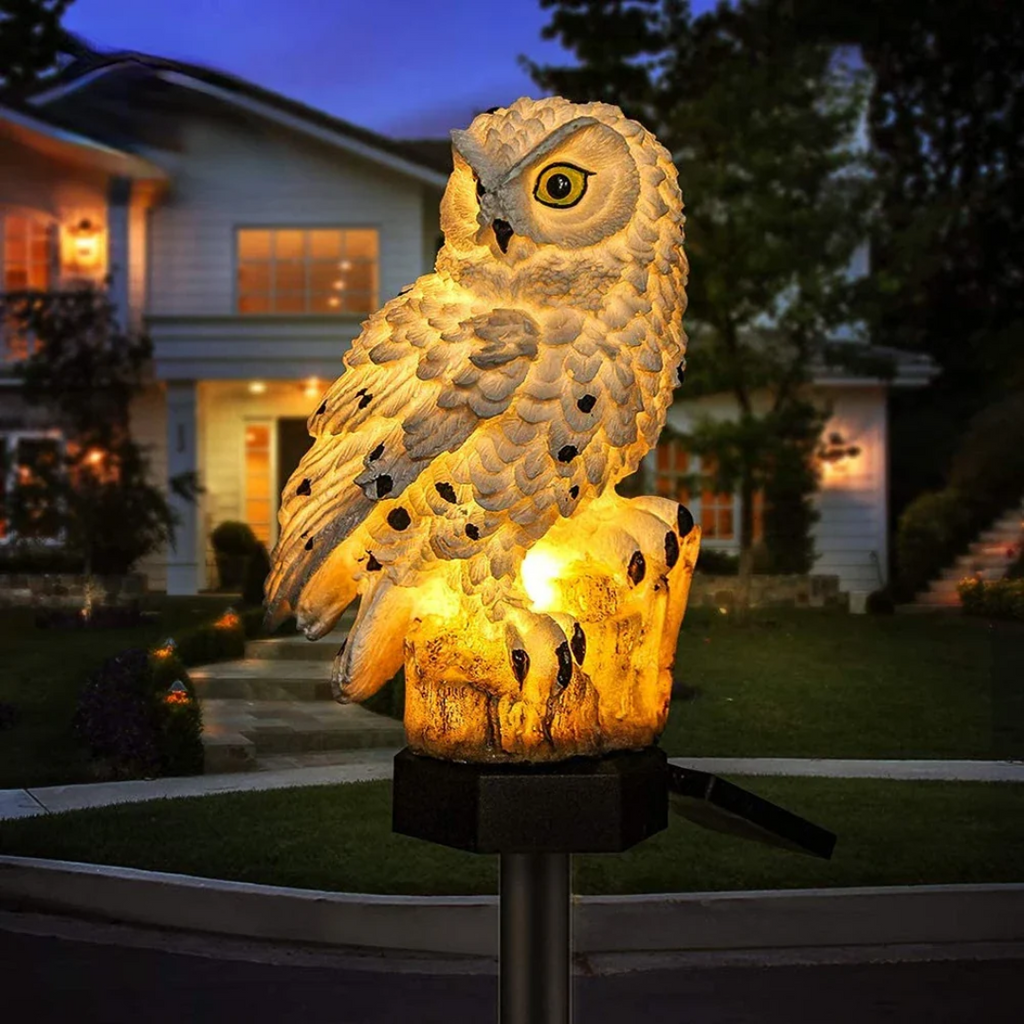 Owl Solar Garden Light