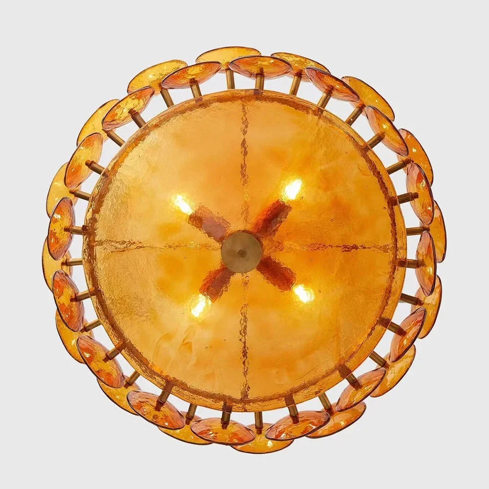 Yarra Retro Glass Chandelier