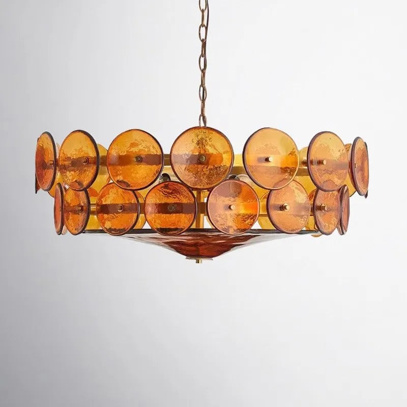 Yarra Retro Glass Chandelier