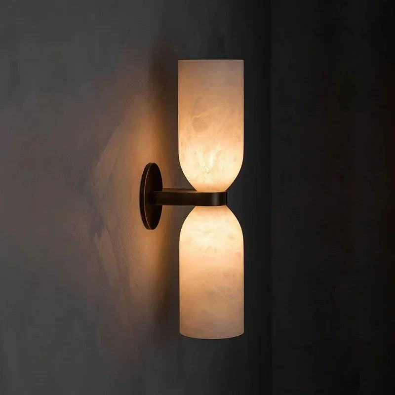 Arlo Marble | Copper Wall Lamp