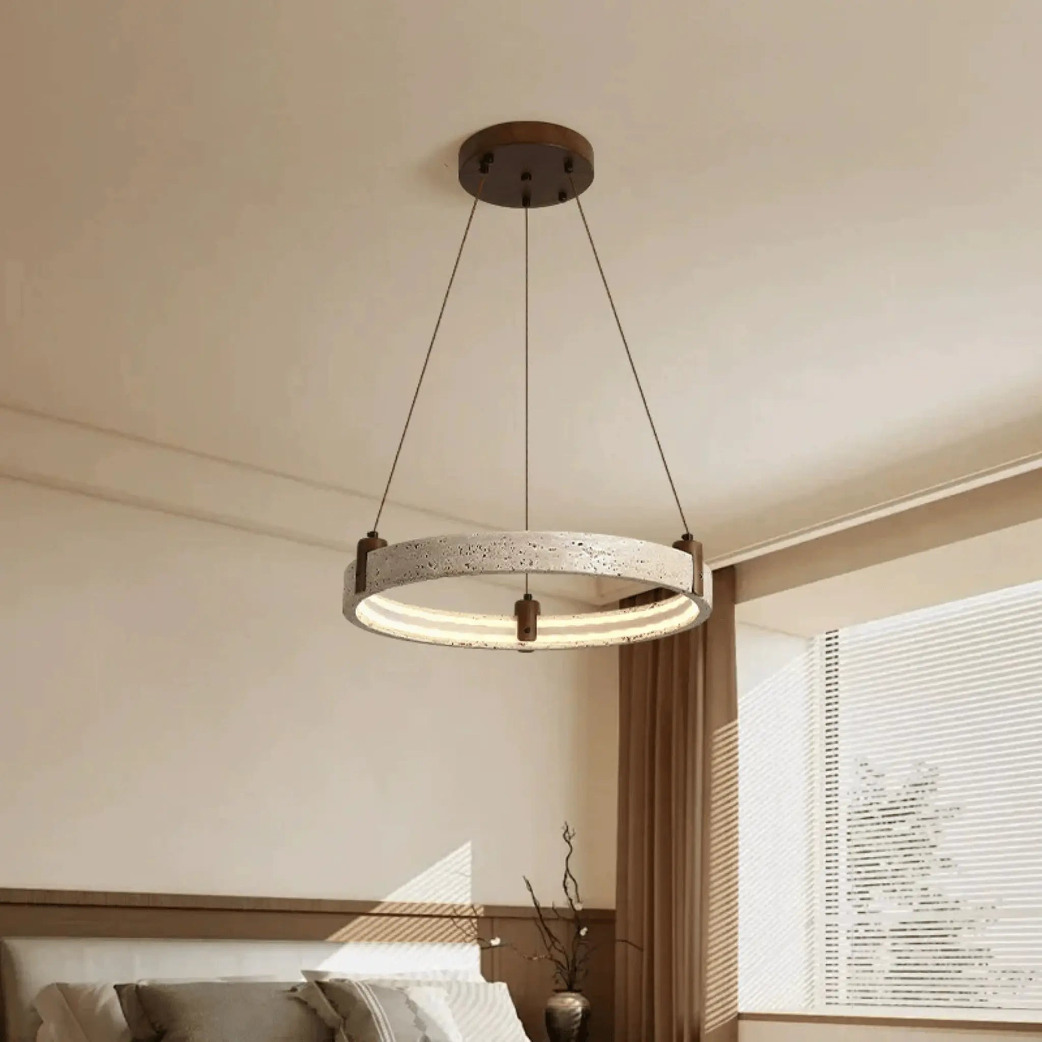 Burleigh Travertine Pendant Light Alvara