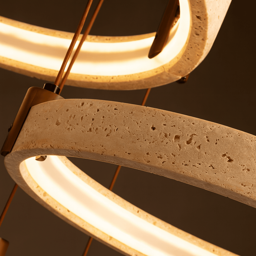 Burleigh Travertine Pendant Light