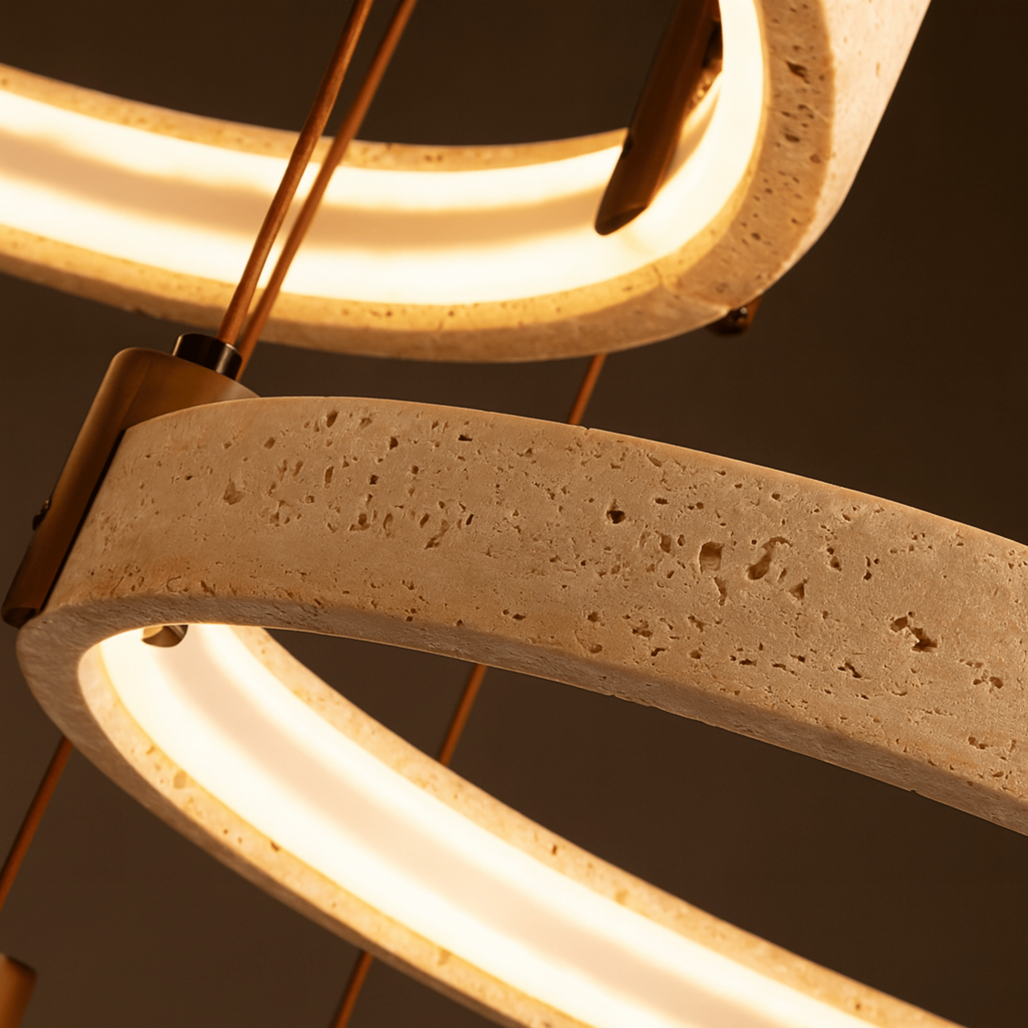 Burleigh Travertine Pendant Light