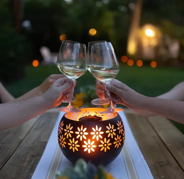 FloraGlow Candle Holder
