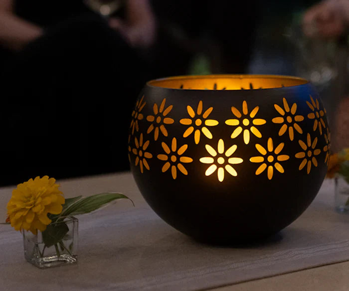 FloraGlow Candle Holder