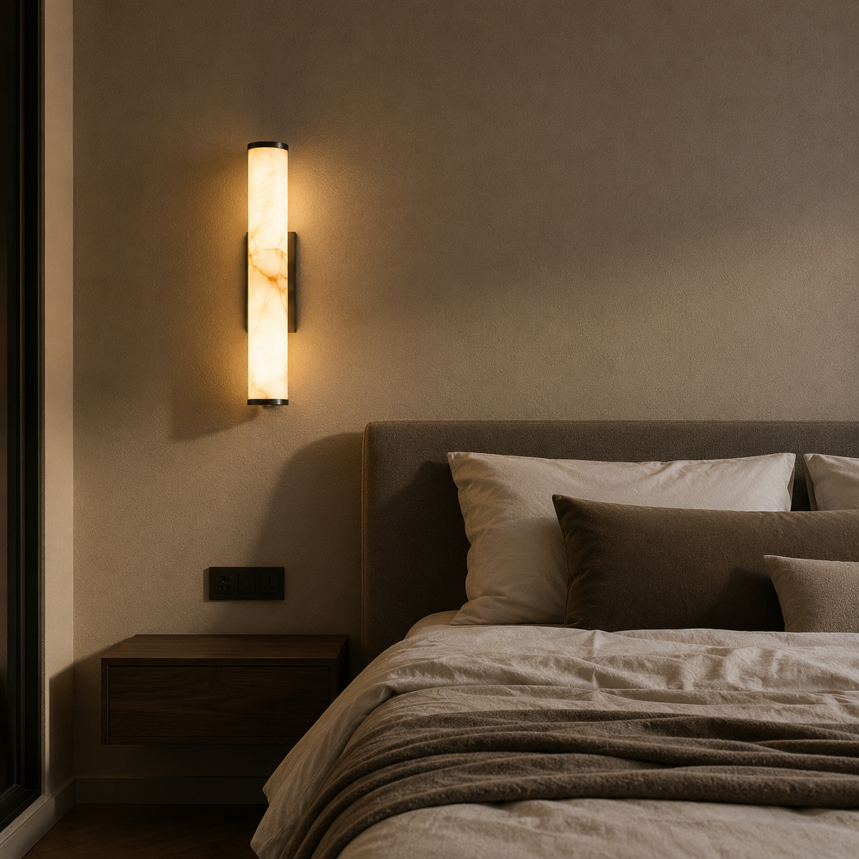 Bungan Marble | Copper Wall Light