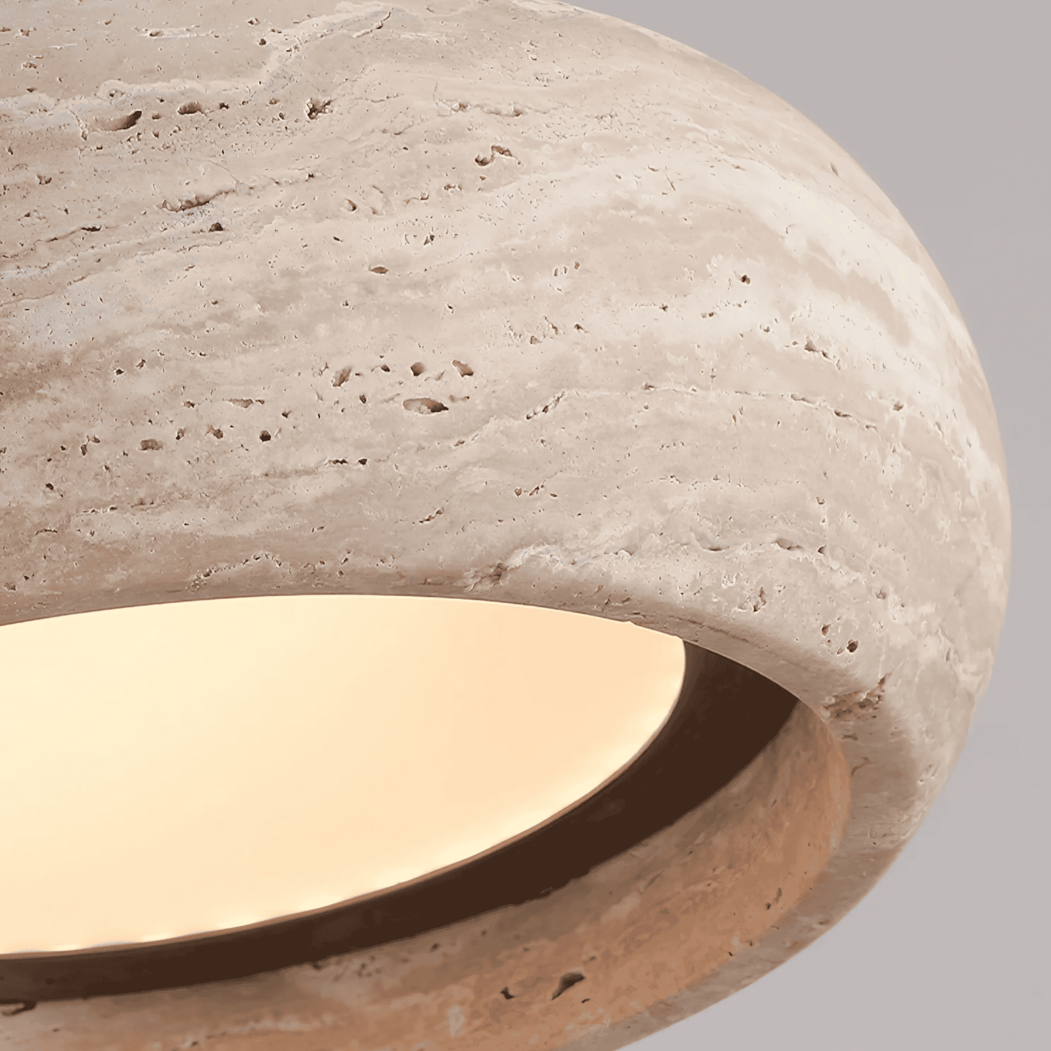 Sora Travertine Pendant Light