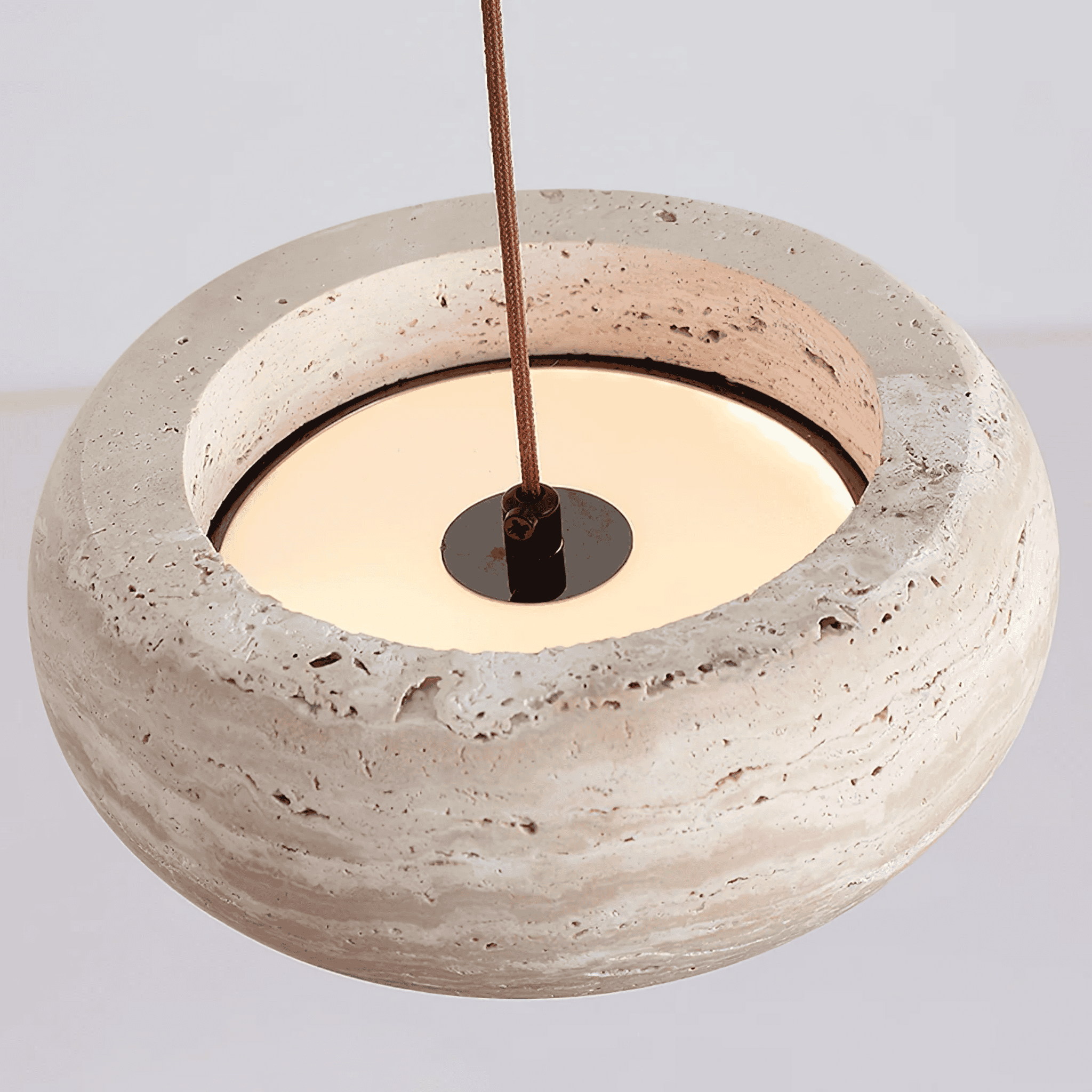 Sora Travertine Pendant Light