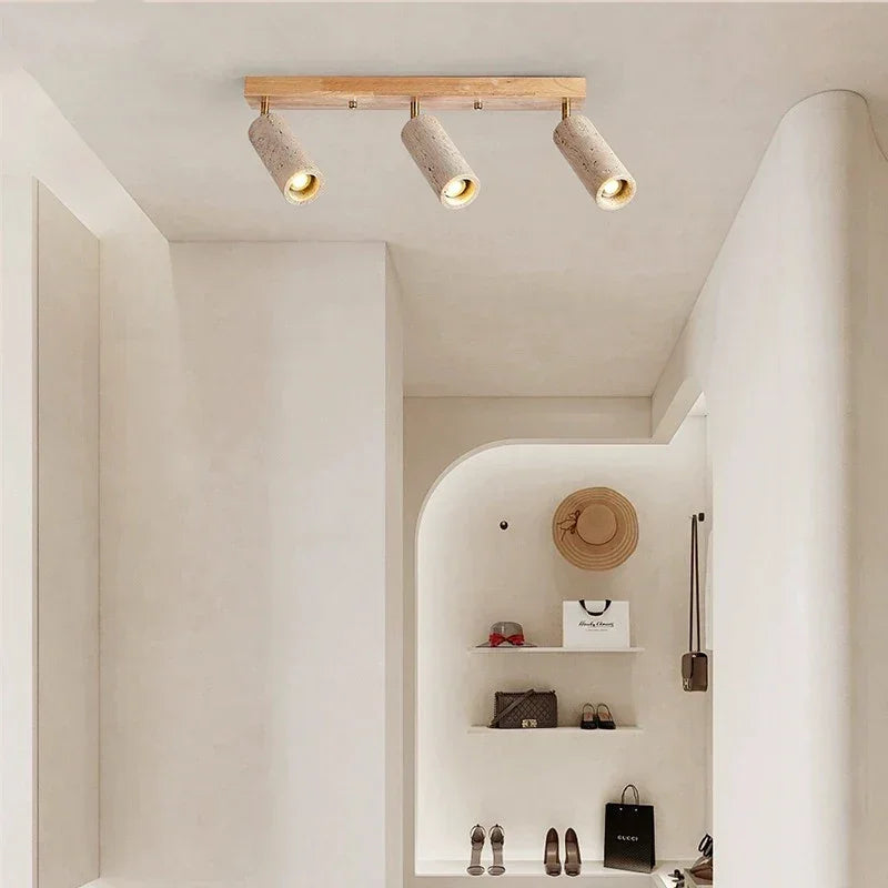 Elizabeth Travertine Ceiling Spotlight
