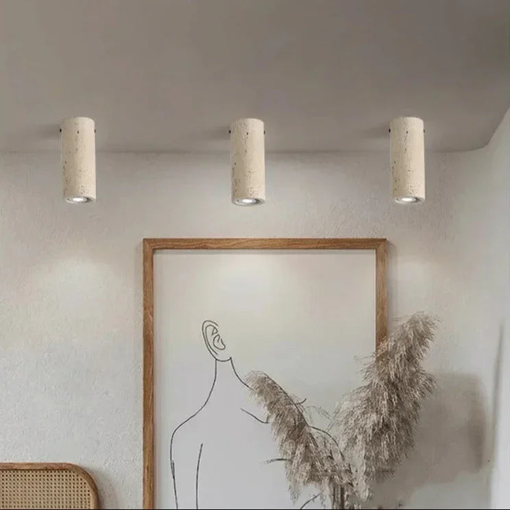 Jervis Travertine Ceiling Light