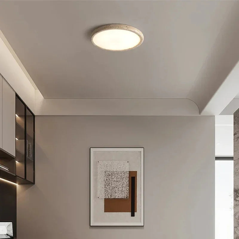 Mali Travertine Ceiling Lamp