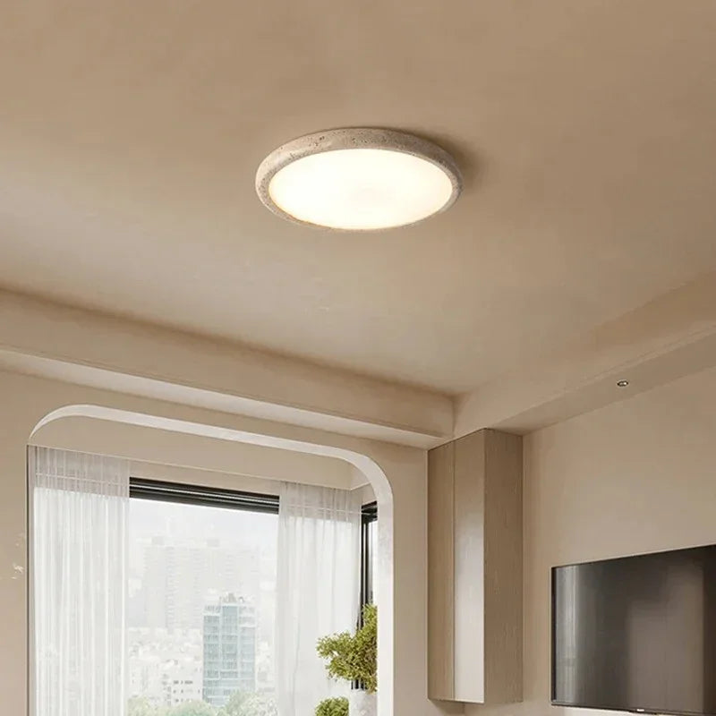 Mali Travertine Ceiling Lamp