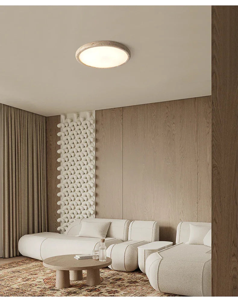 Mali Travertine Ceiling Lamp