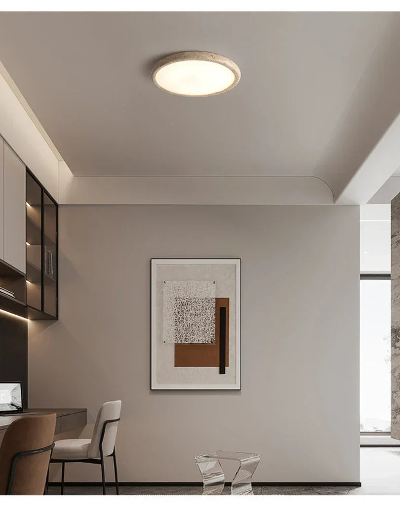 Mali Travertine Ceiling Lamp