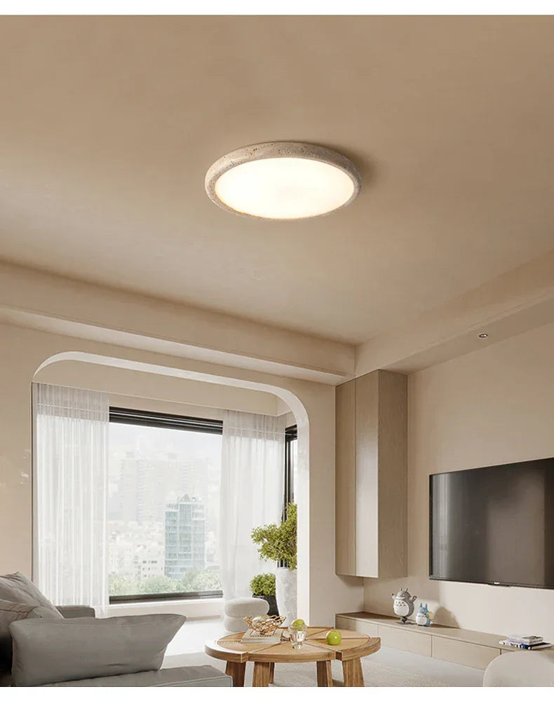 Mali Travertine Ceiling Lamp