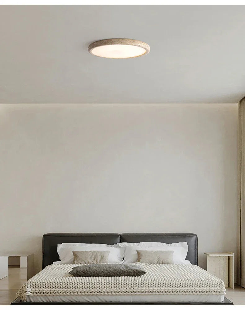 Mali Travertine Ceiling Lamp