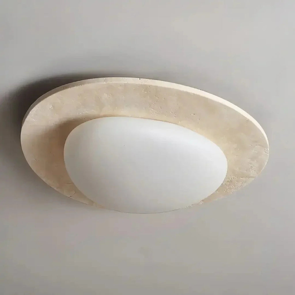 Nordic Charm Travertine  Ceiling Light
