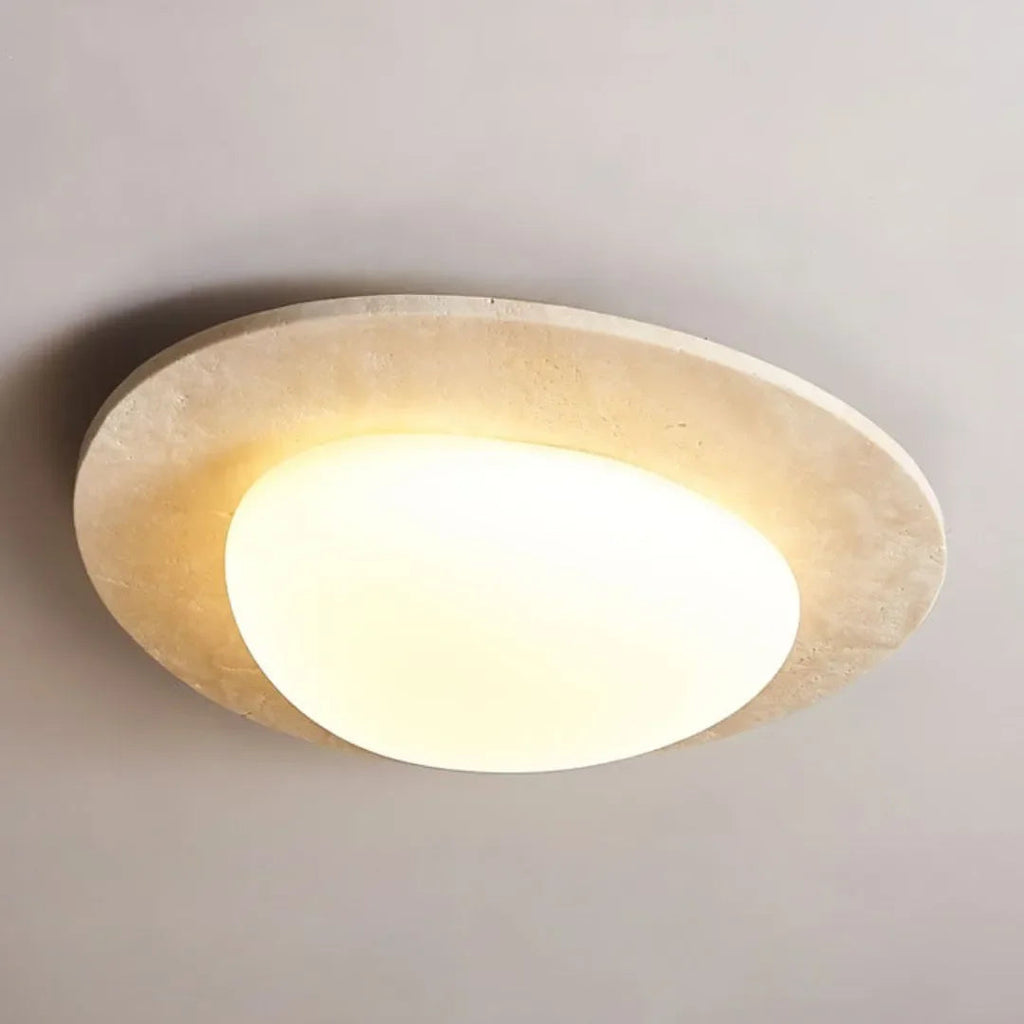 Nordic Charm Travertine  Ceiling Light