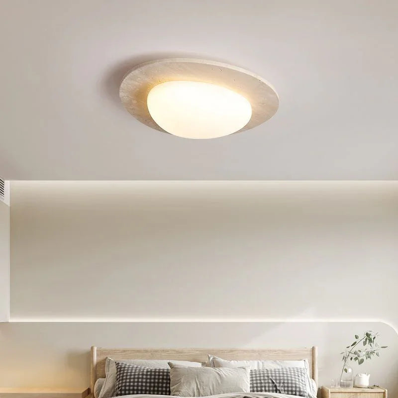 Nordic Charm Travertine  Ceiling Light