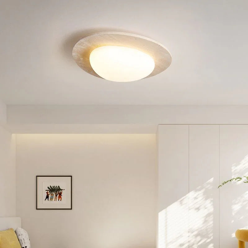Nordic Charm Travertine  Ceiling Light
