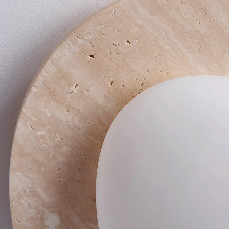 Nordic Charm Travertine  Ceiling Light