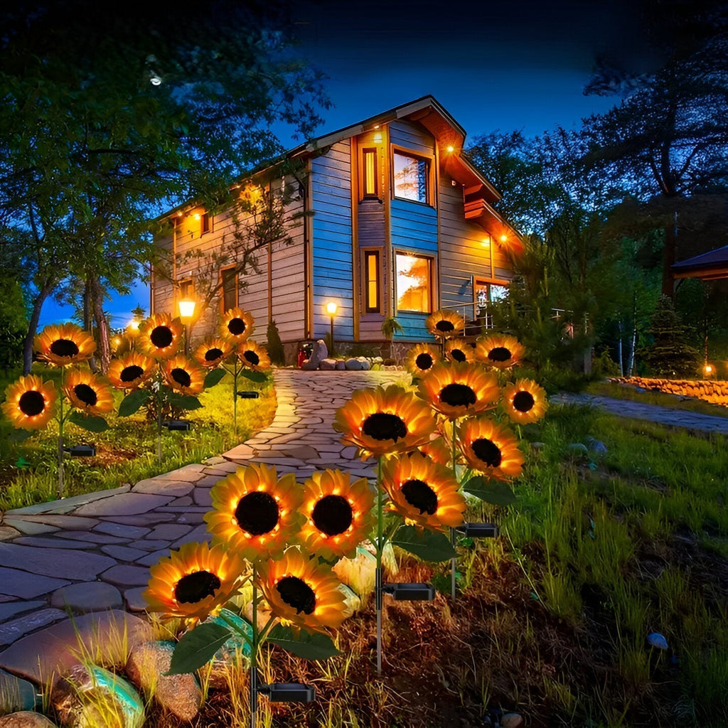 Sunflower Solar Garden Light