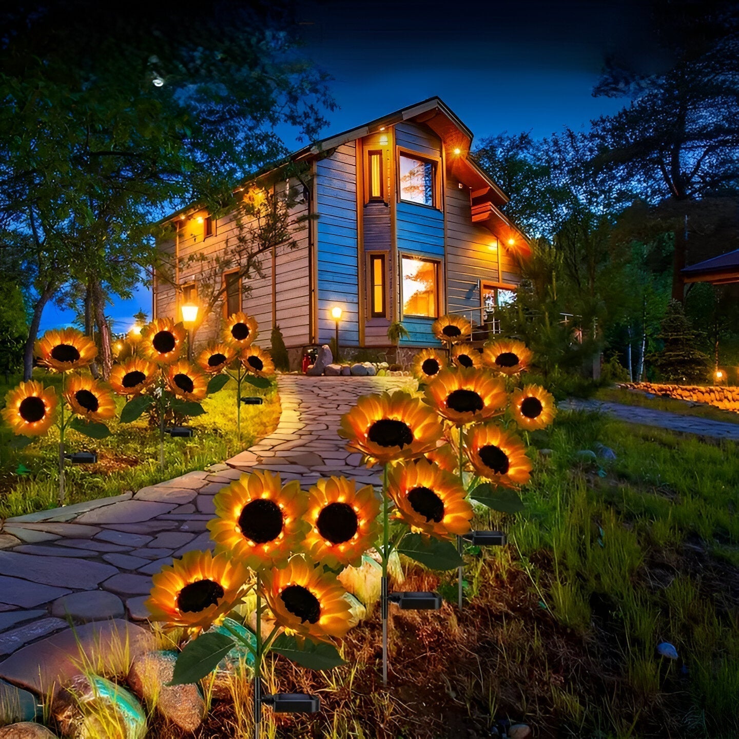Sunflower Solar Garden Light