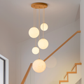 Opaline Spherical Chandelier