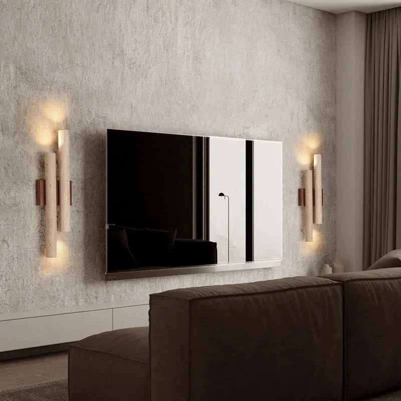 Stone Up & Down Wall Lamp