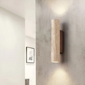 Wabi Sabi Travertine Up & Down Wall Light