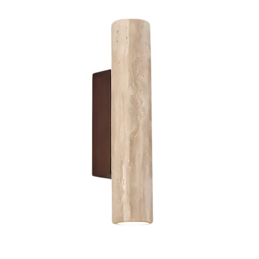 Wabi Sabi Travertine Up & Down Wall Light