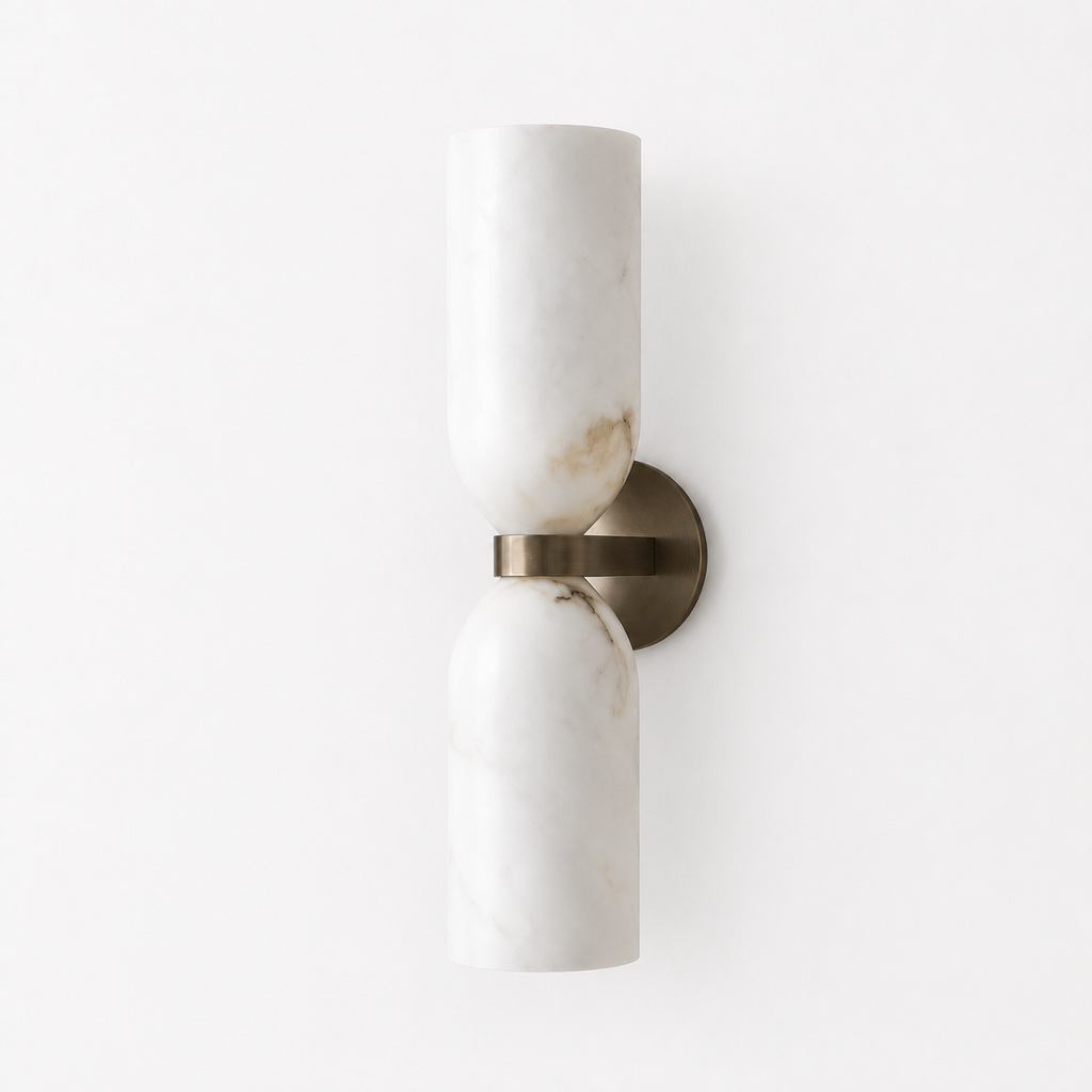 Arlo Marble | Copper Wall Lamp