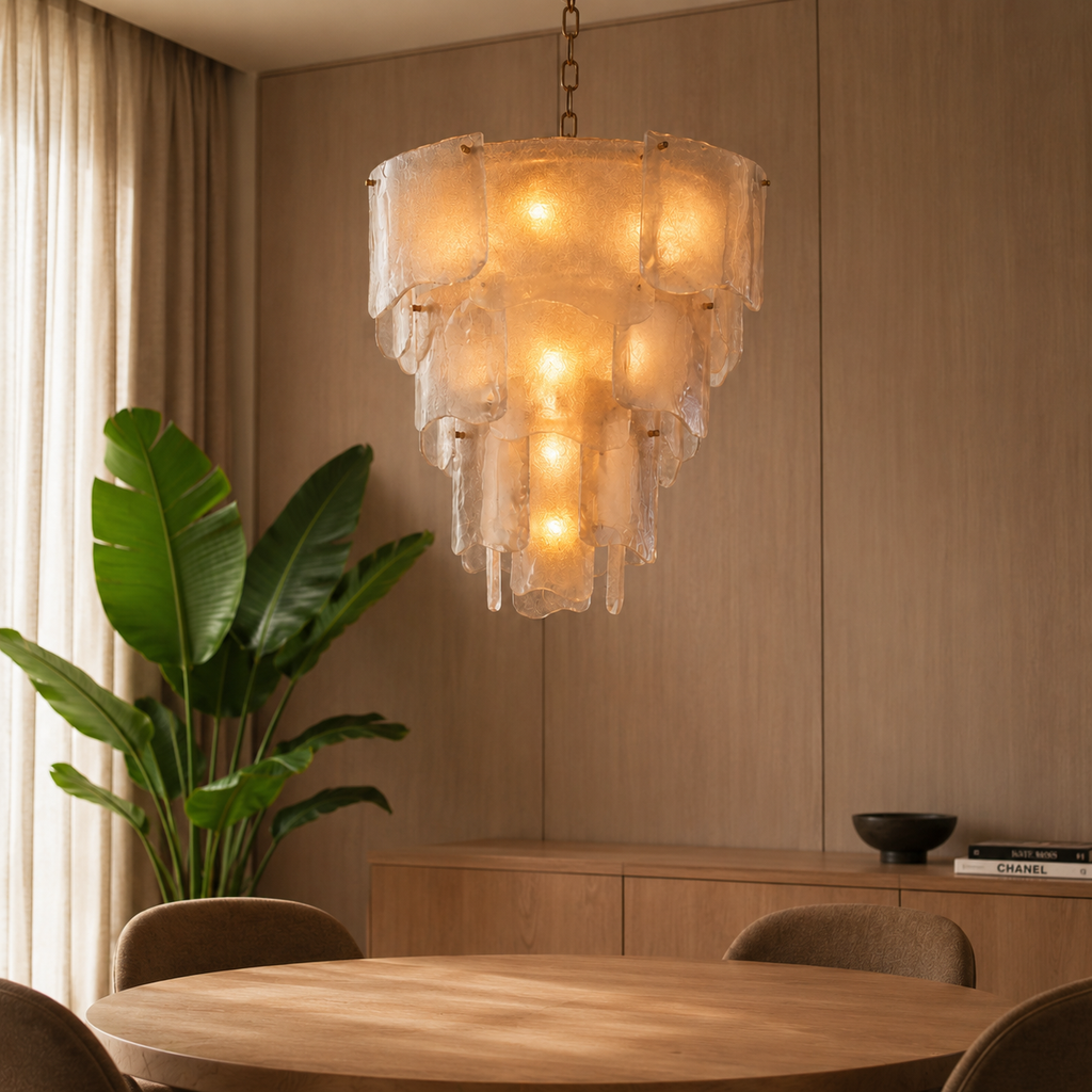 Aziz Glass Chandelier