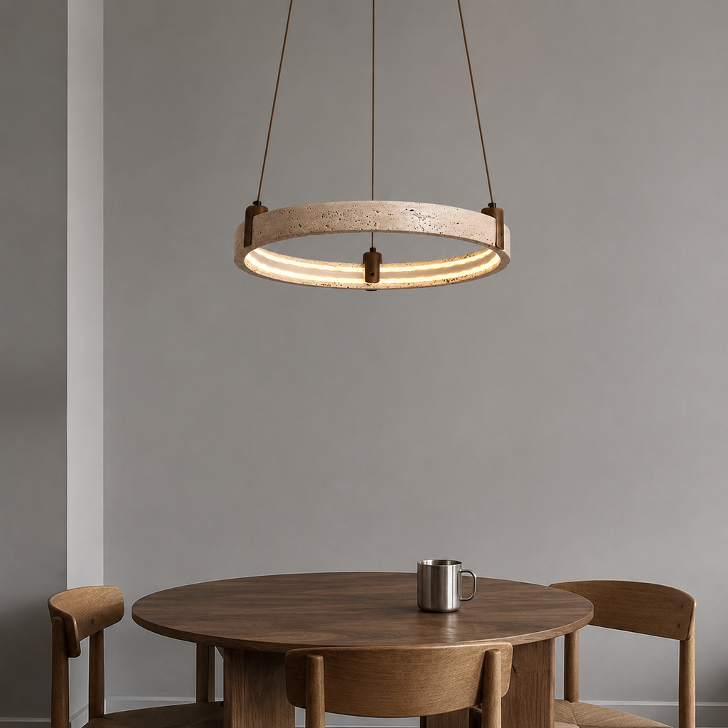 Burleigh Travertine Pendant Light