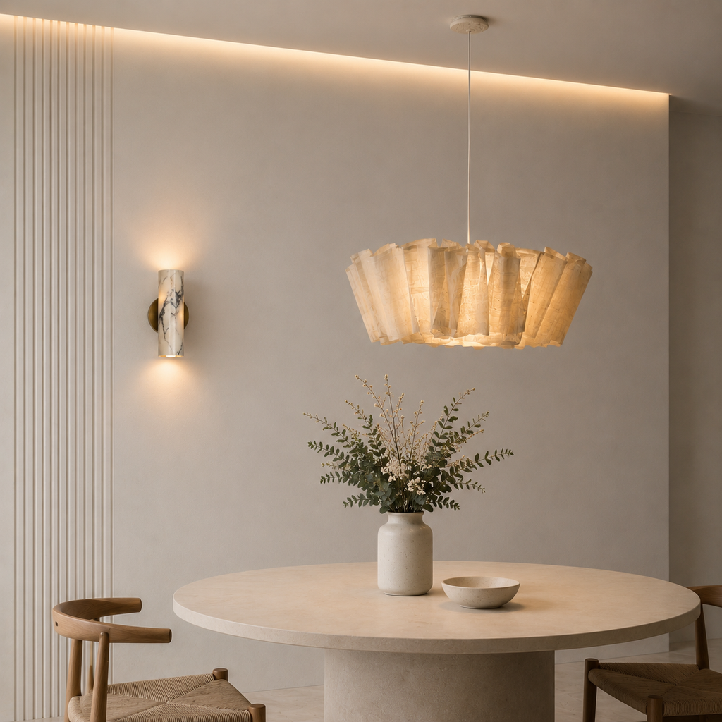 Calor Fabric Pendant Light