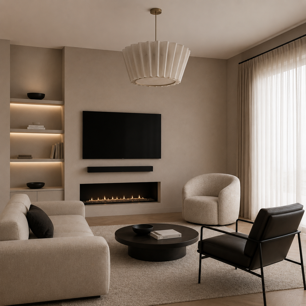 Calor Fabric Pendant Light