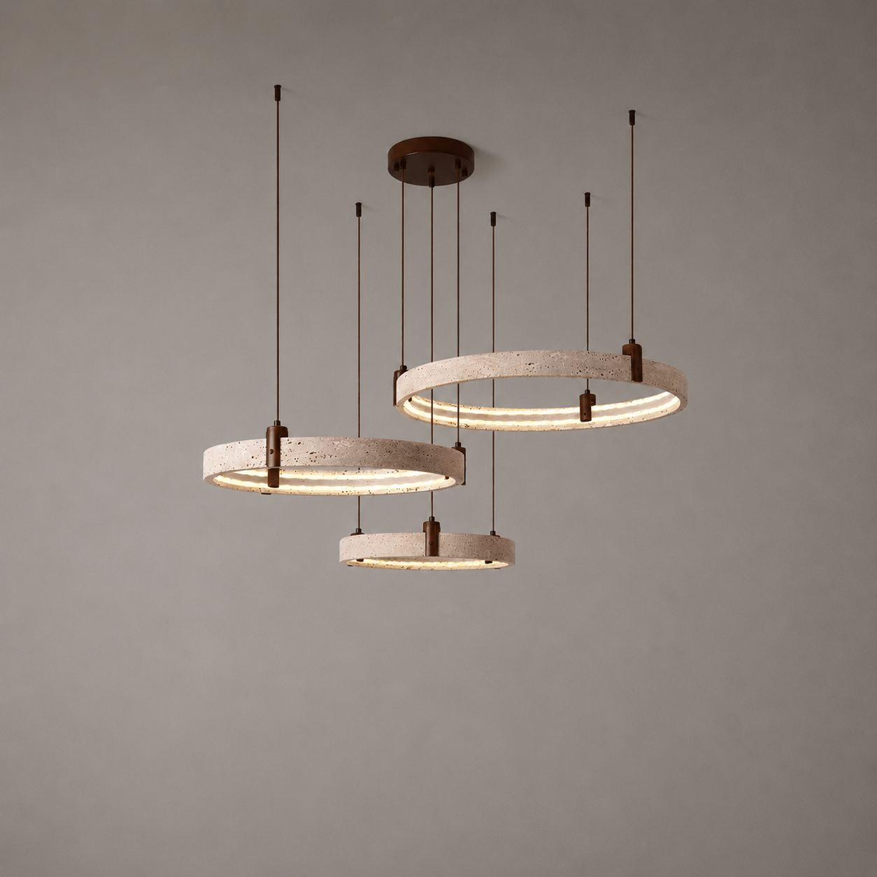 Chelsea Travertine  Pendant Light