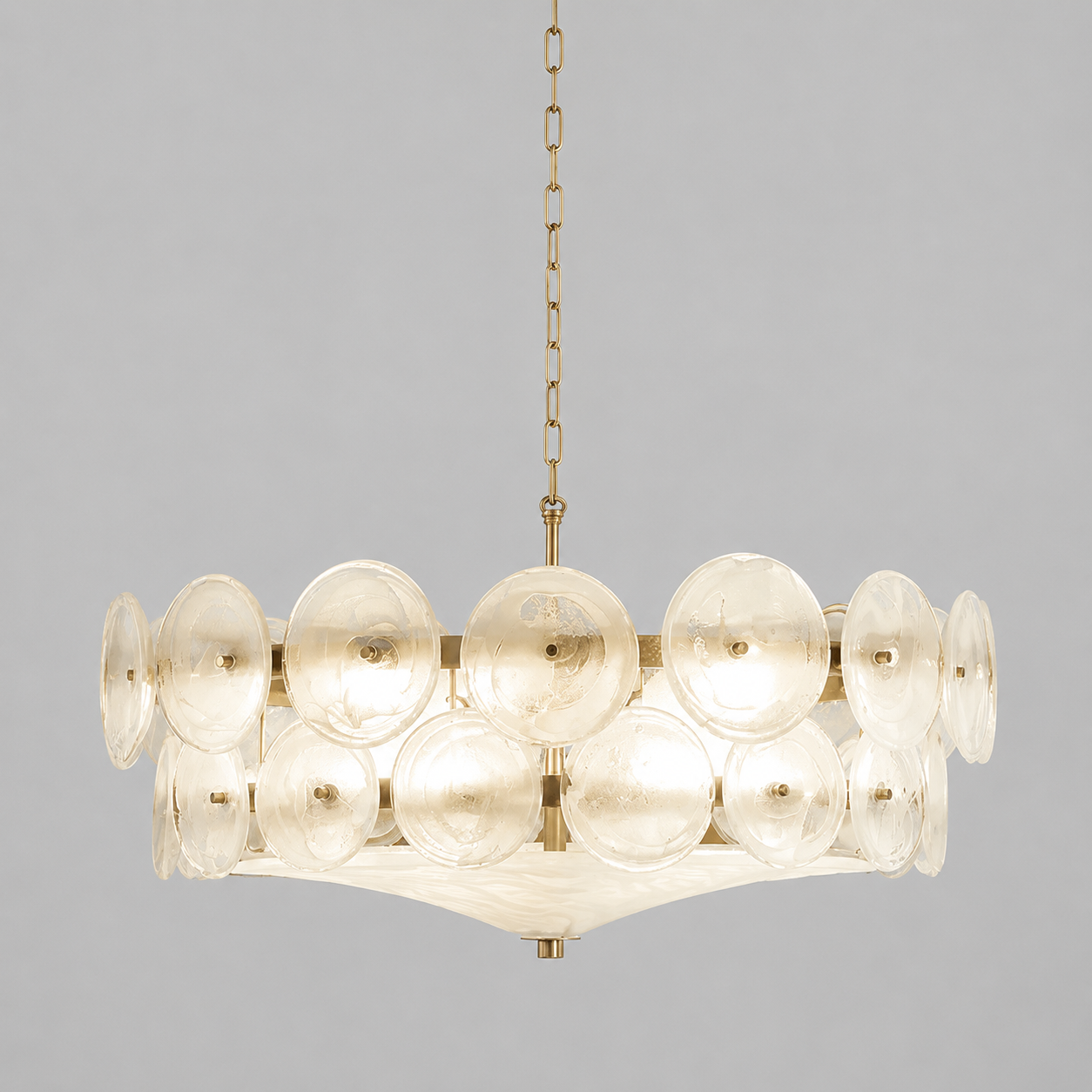 Yarra Retro Glass Chandelier