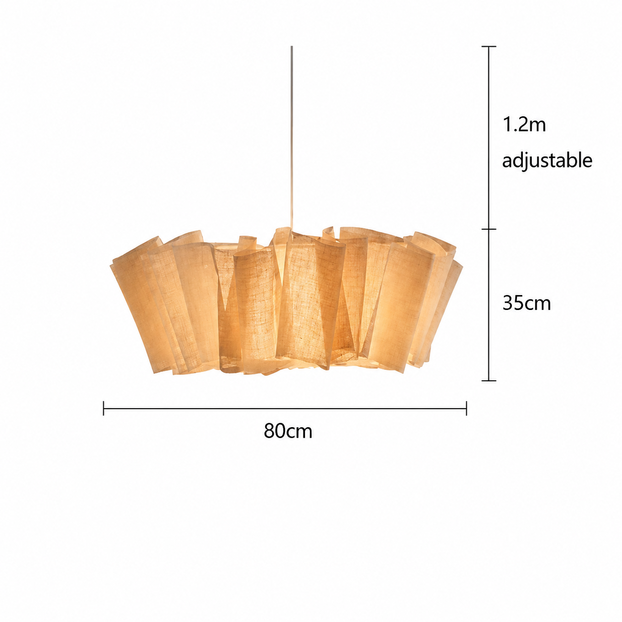Calor Fabric Pendant Light