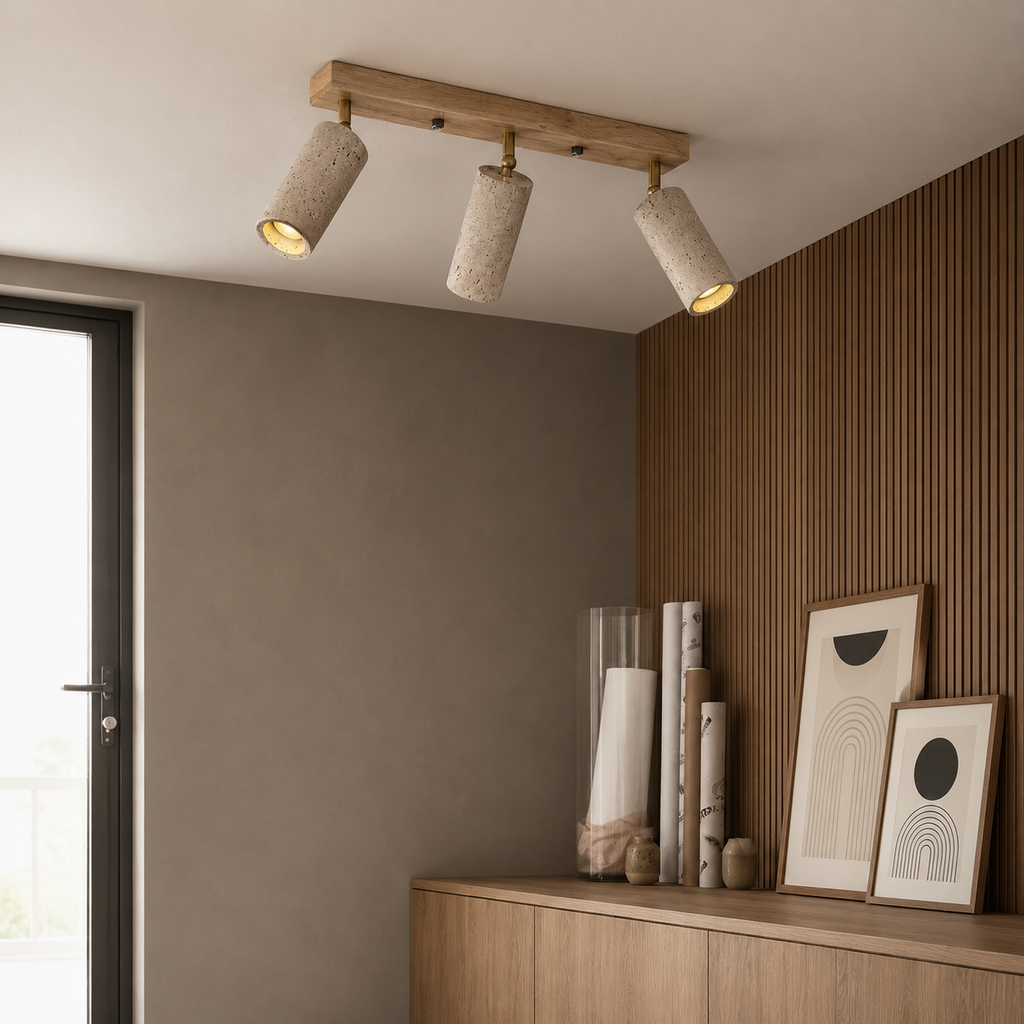 Elizabeth Travertine Ceiling Spotlight