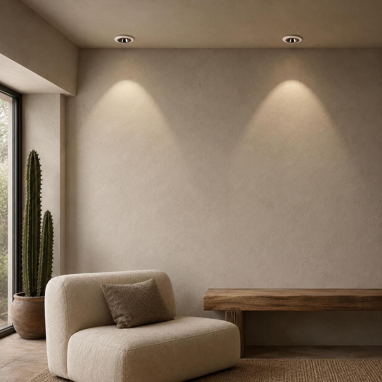 Florence Recessed Travertine Downlight